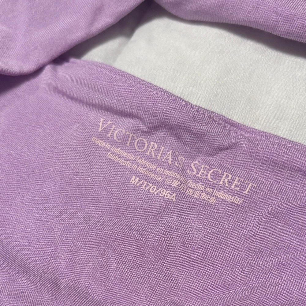 Victoria's Secret Lavender Striped Pajama Set - Picture 3 of 5